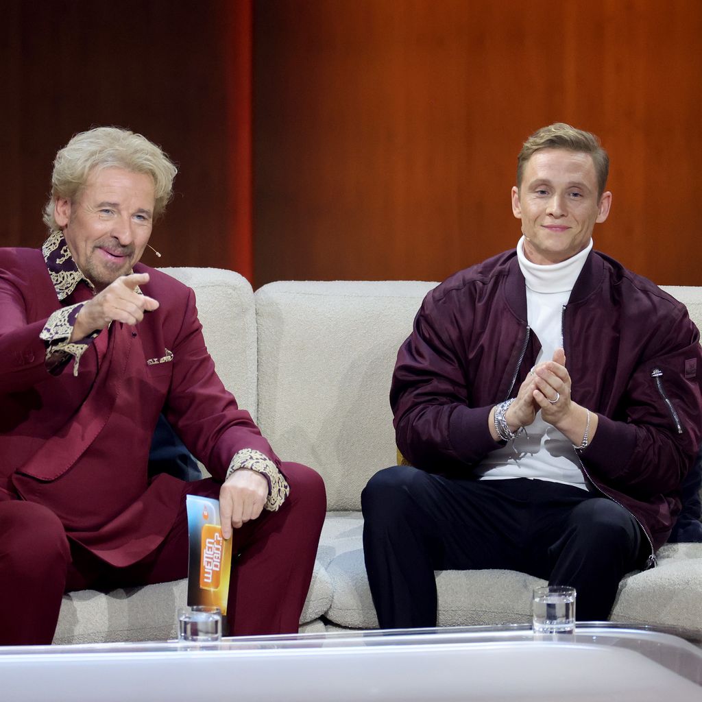Thomas Gottschalk und Matthias Schweighöfer bei "Wetten, dass..?"