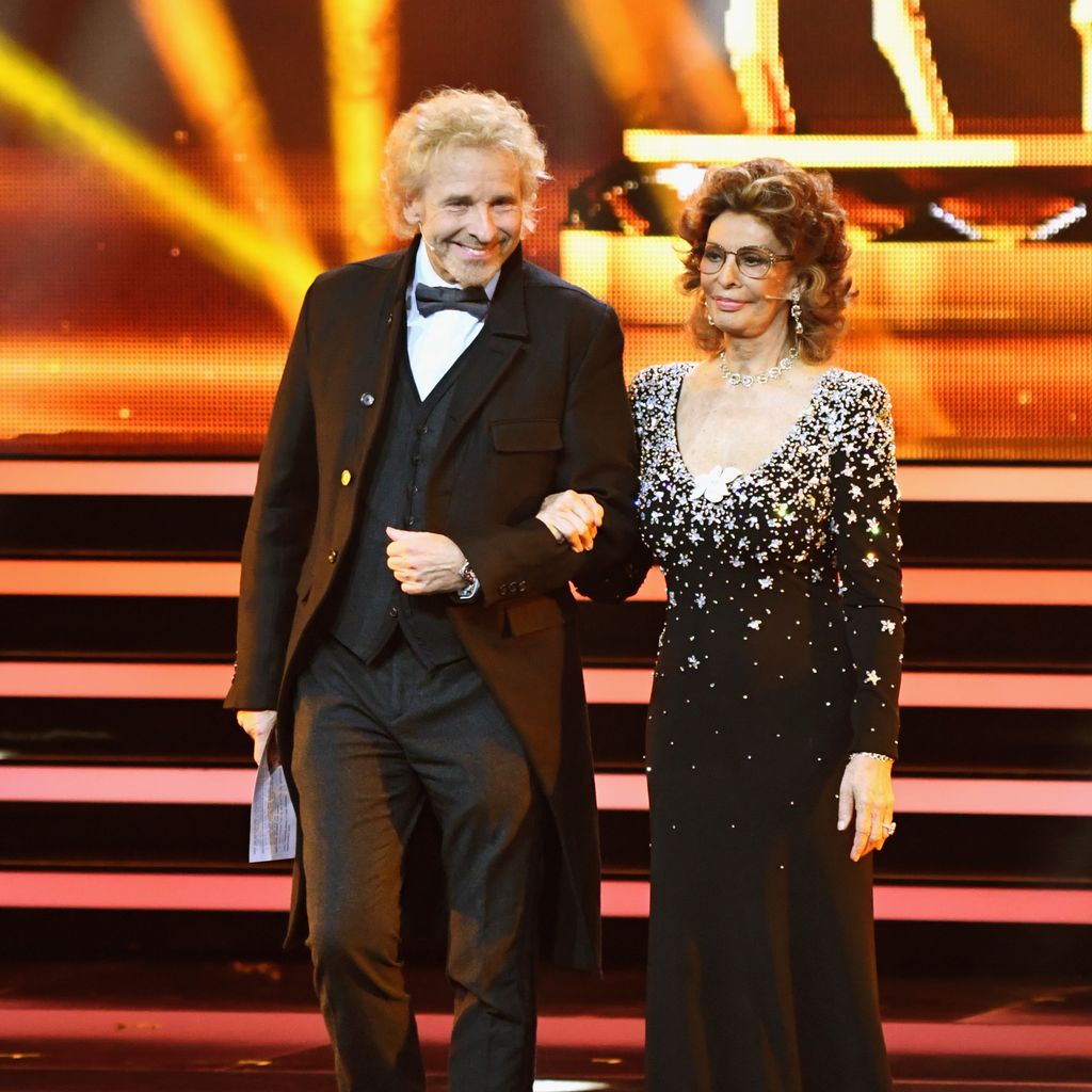 Thomas Gottschalk und Sophia Loren bei den Bambi Awards 2018