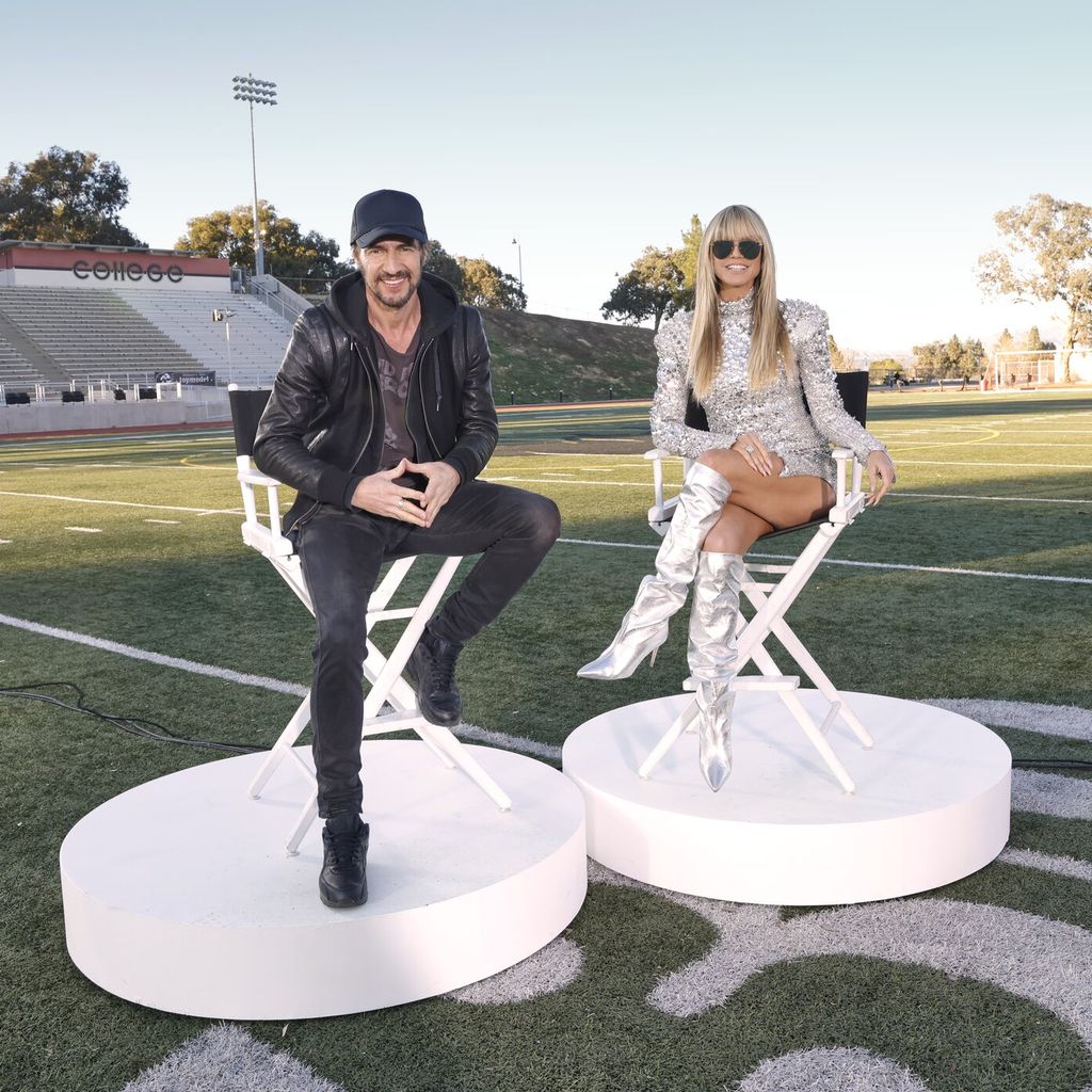 Thomas Hayo und Heidi Klum bei "Germany's next Topmodel"