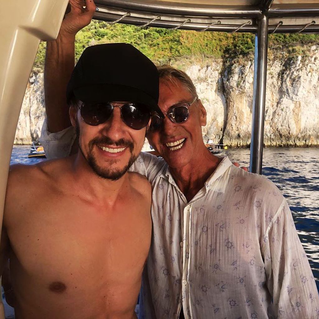 Thomas Hayo und Wolfgang Joop im August 2019 auf Capri