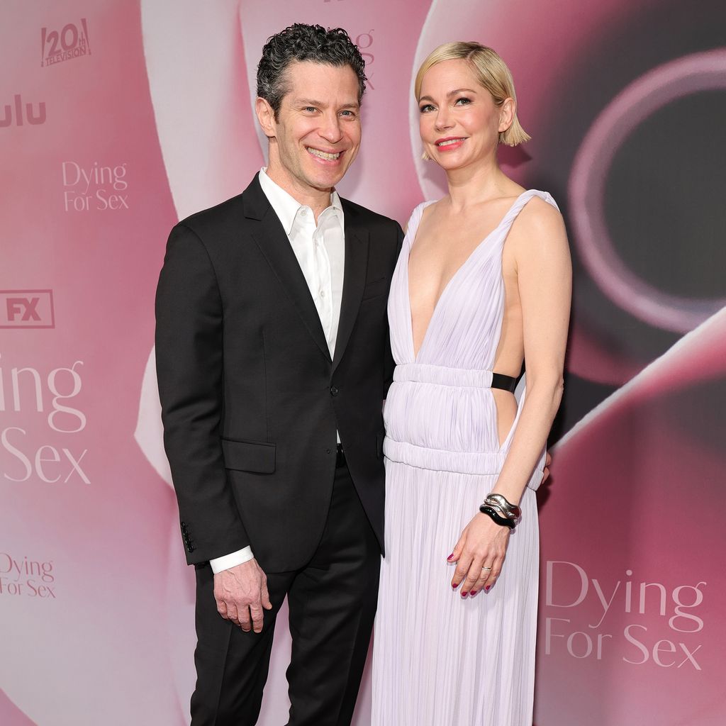 Thomas Kail und Michelle Williams bei einer Premiere im April 2025