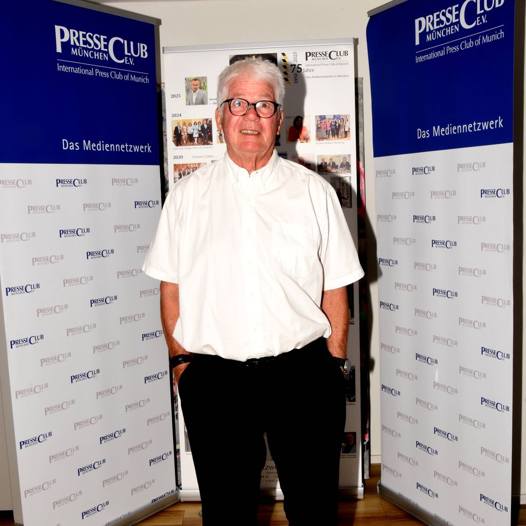 Thomas Stein beim Pressegespräch im Presseclub München, September 2025