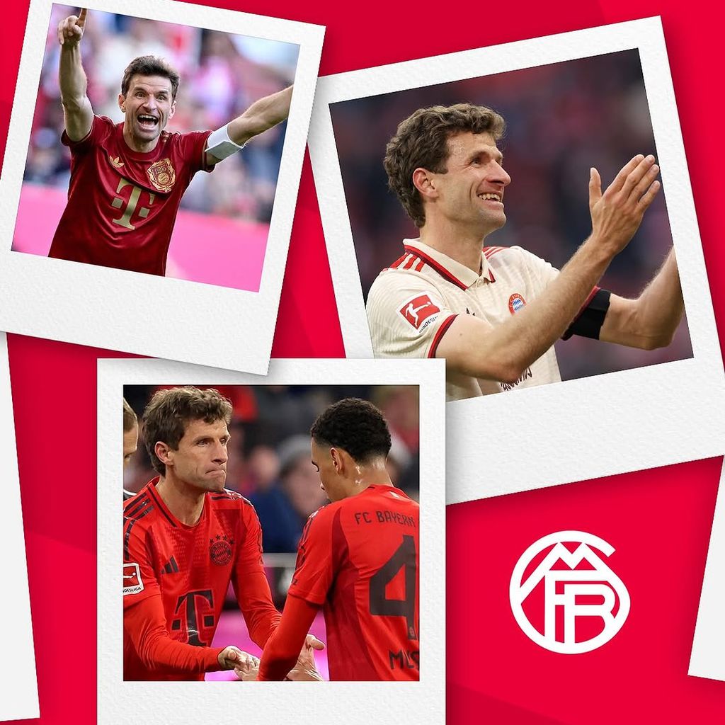Thomas Müller teilt Bilder von seiner Zeit beim FC Bayern München