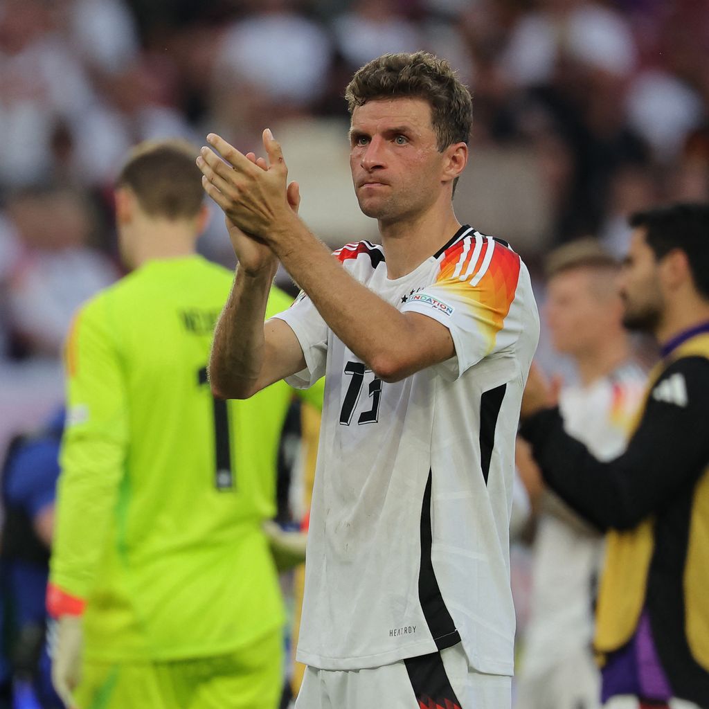 Thomas Müller nach dem verlorenen EM-Spiel gegen Spanien