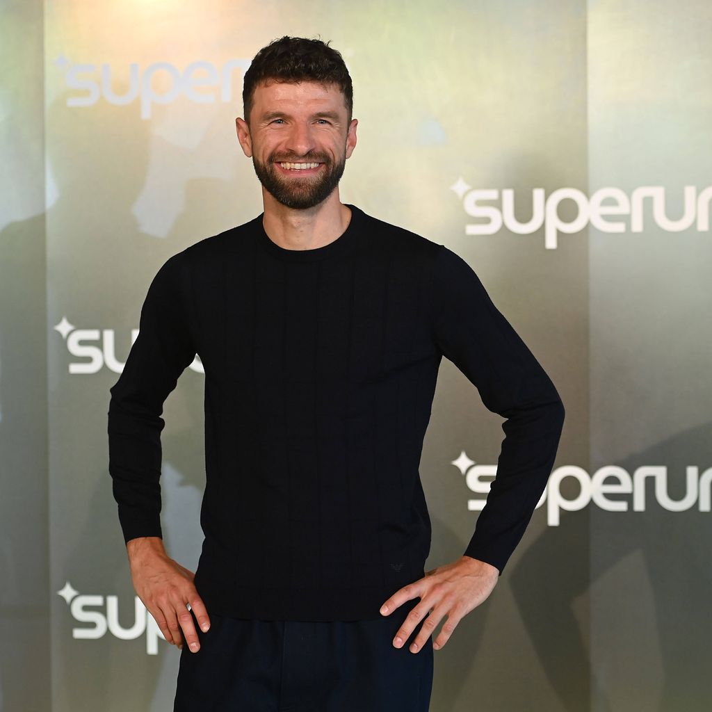 Thomas Müller beim Markenlaunch von superum in München, Juni 2026