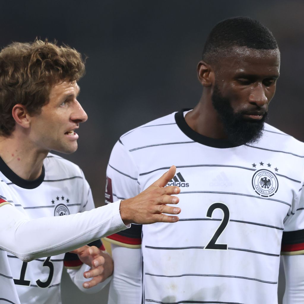Thomas Müller und Antonio Rüdiger, Fußballer