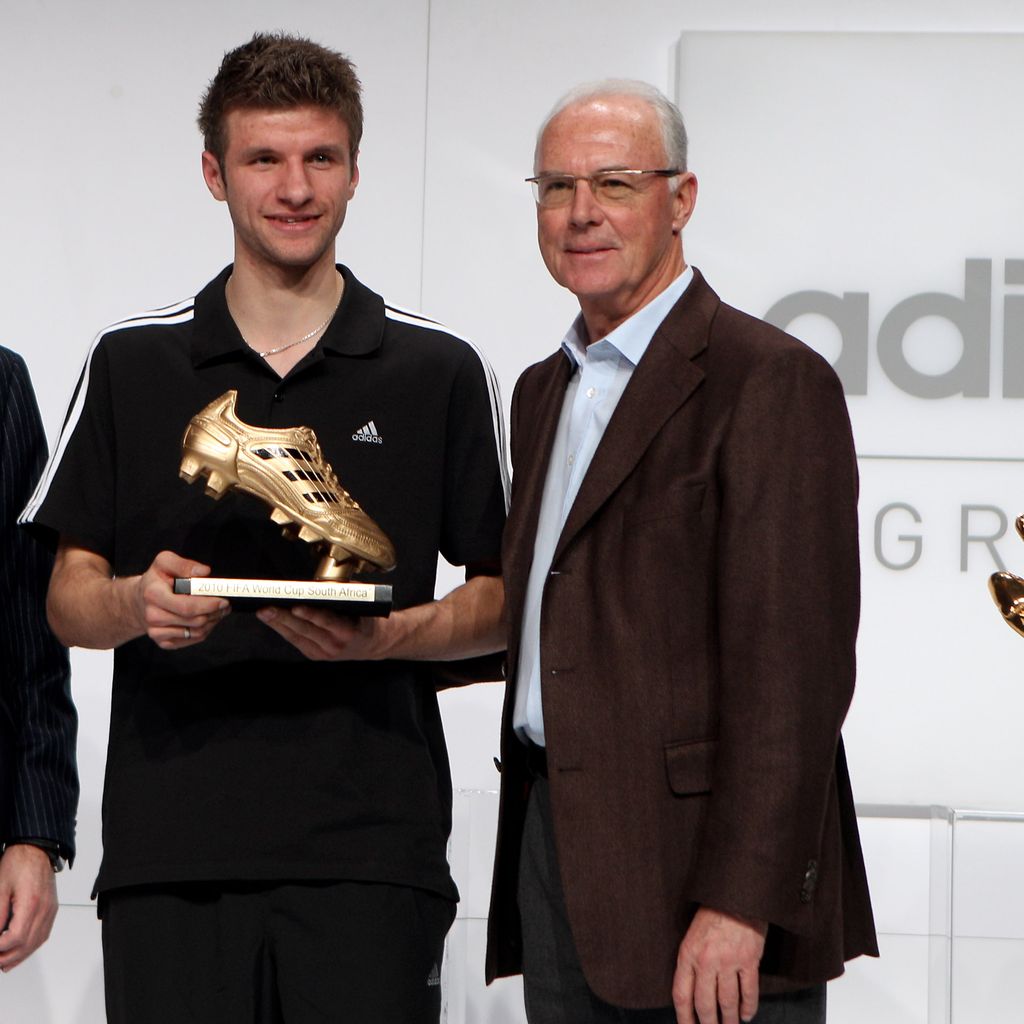 Thomas Müller und Franz Beckenbauer