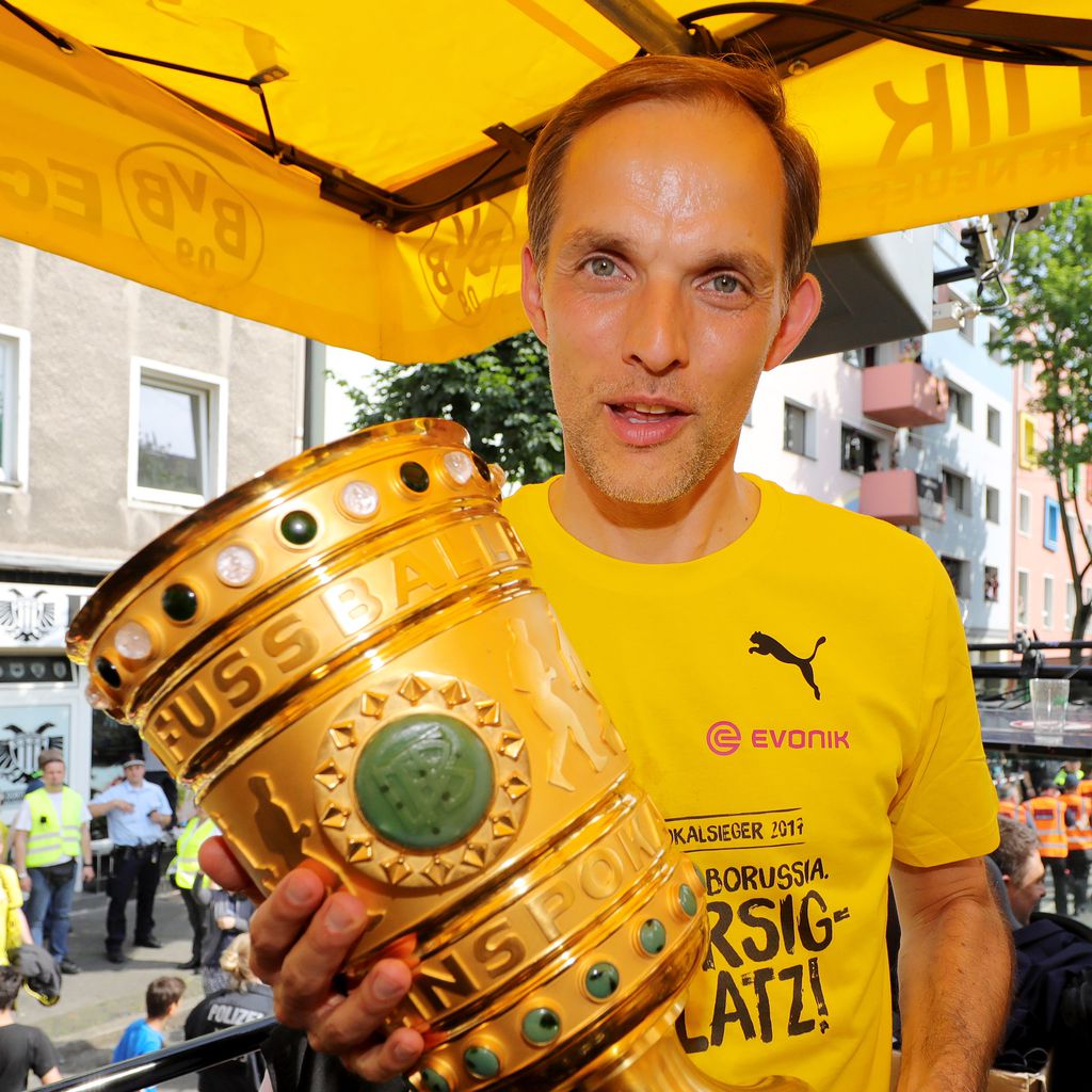 Thomas Tuchel mit dem DFB-Pokal