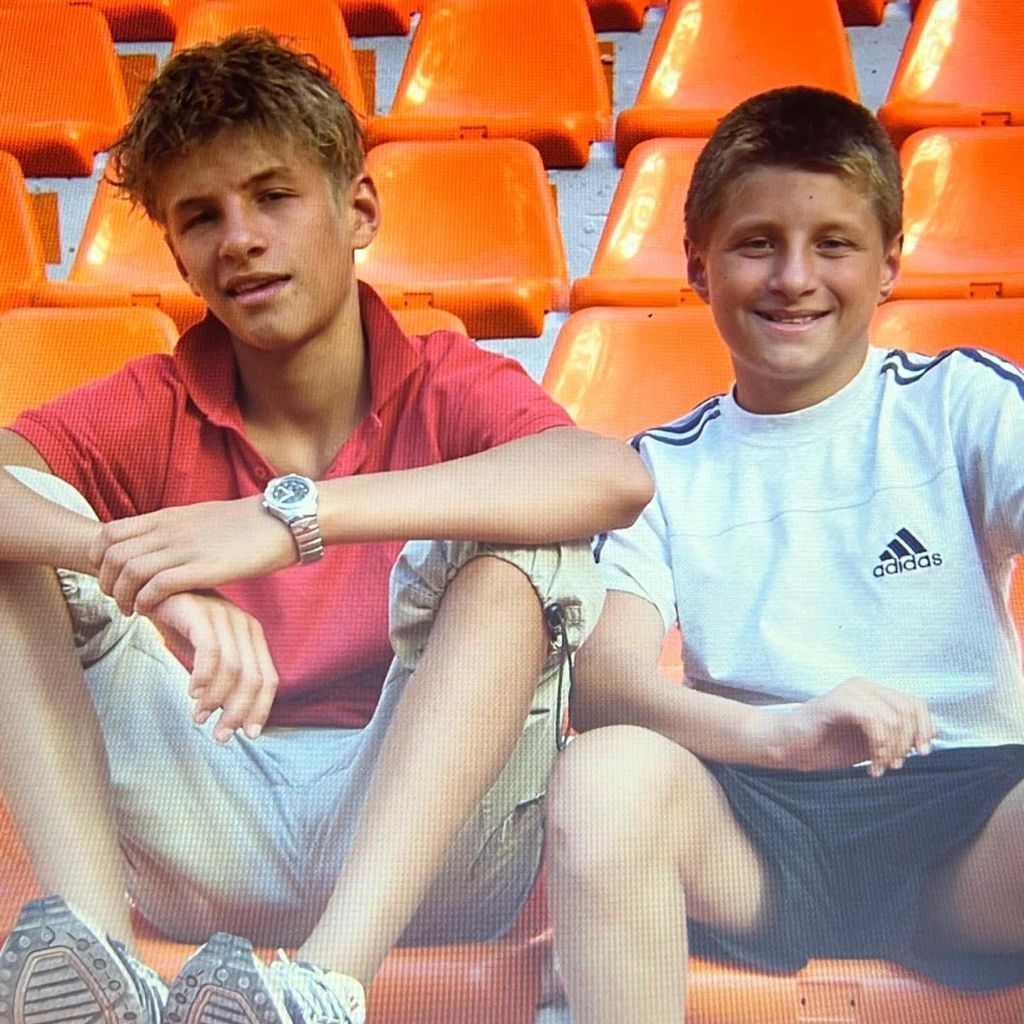Thomas und Simon Müller in jungen Jahren