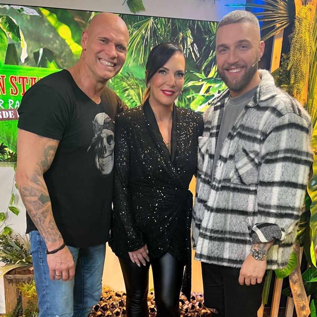 Thorsten Legat, Danni Büchner und Filip Pavlovic im Januar 2023