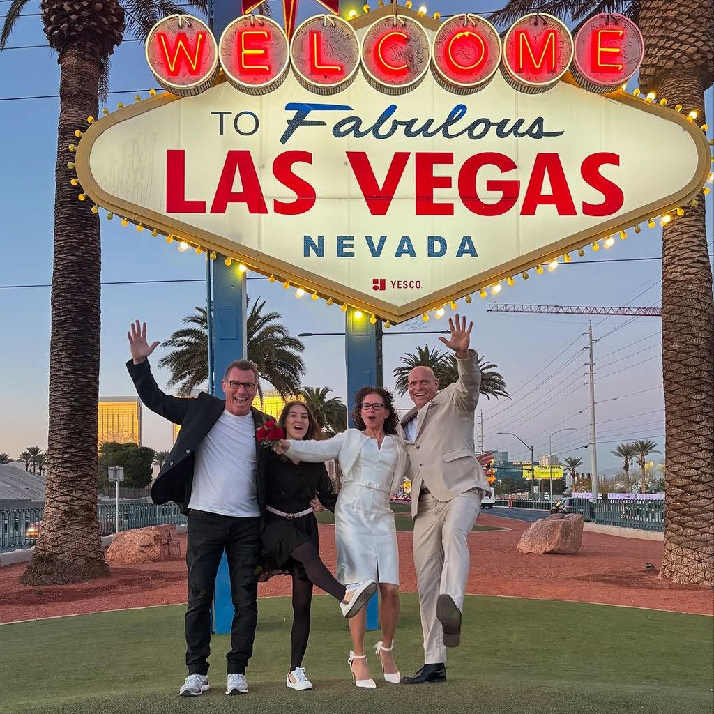 Thorsten Legat mit Frau Alexandra, Hochzeit in Las Vegas