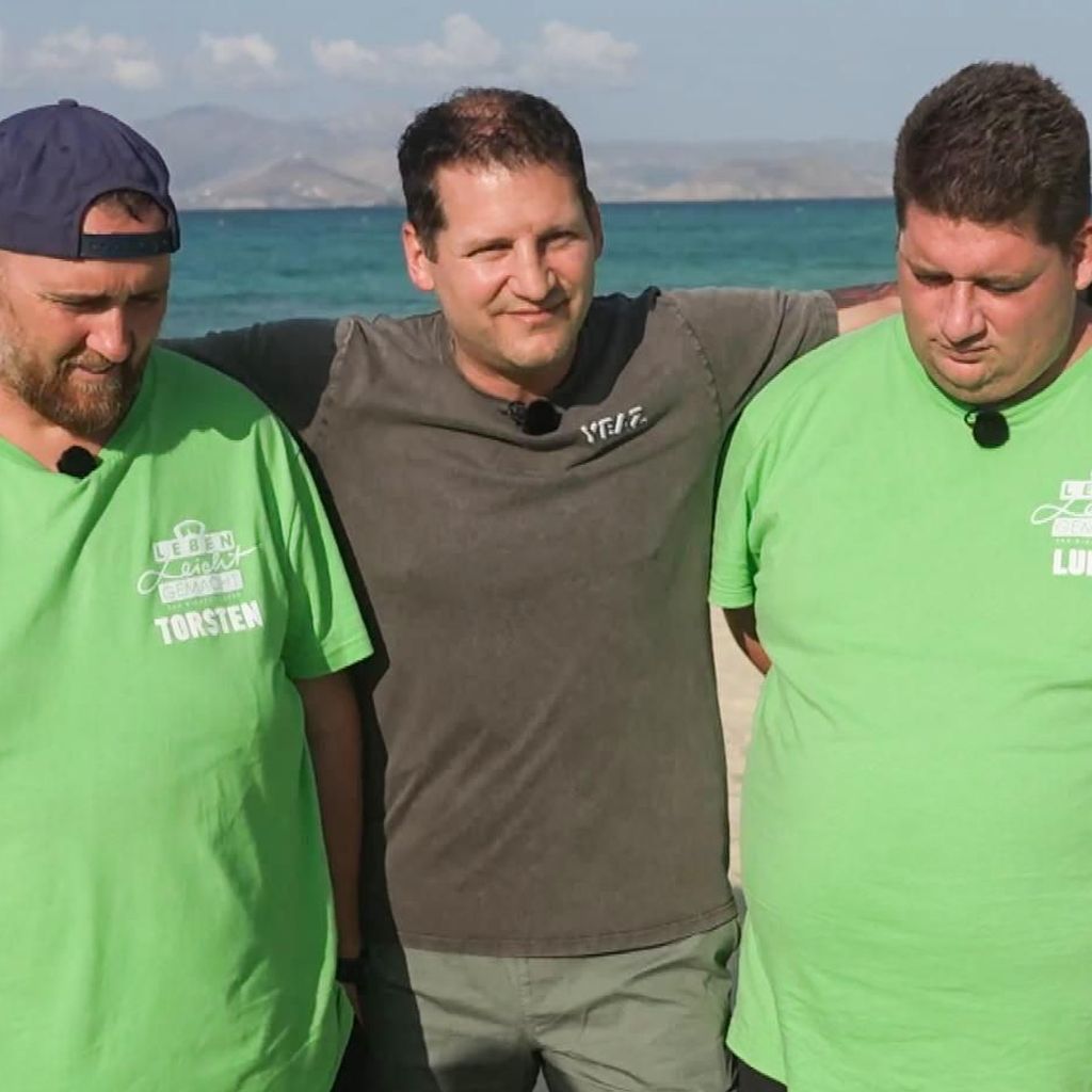 Thorsten, Ramin Abtin und Lukas bei "The Biggest Loser" 2024
