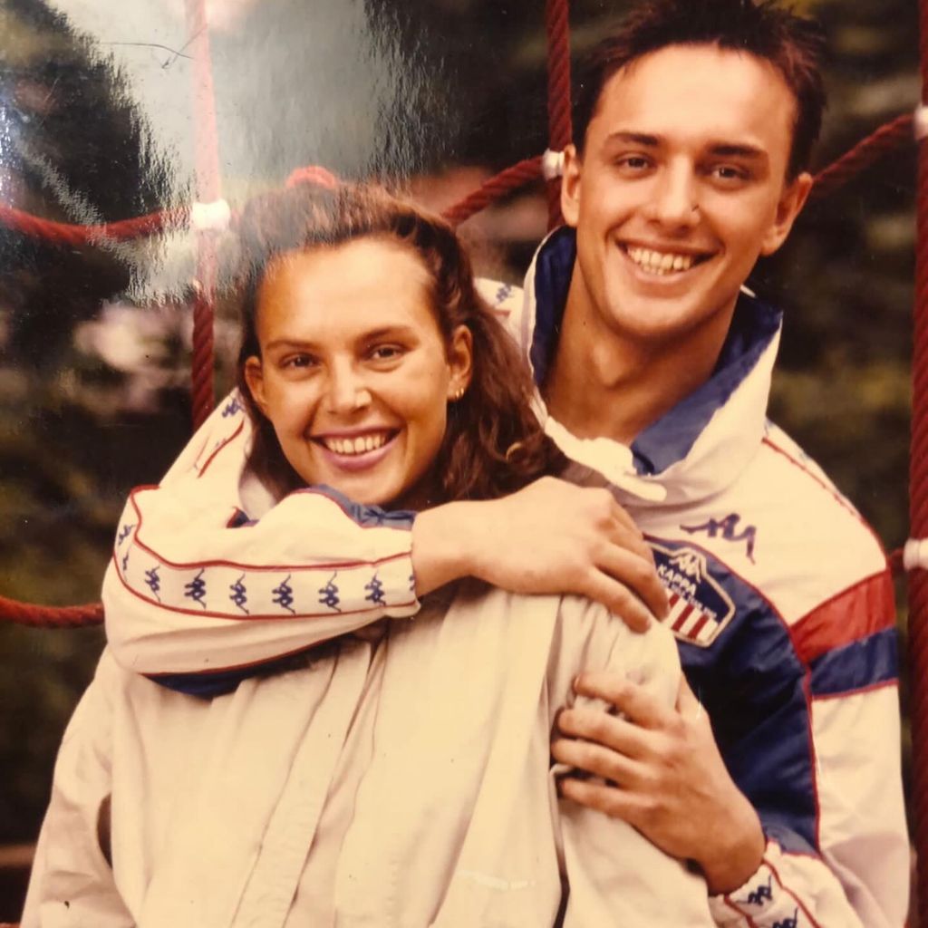 Throwback-Foto von Natascha Ochsenknecht und ihrem Bruder Ingo Robin Wierichs
