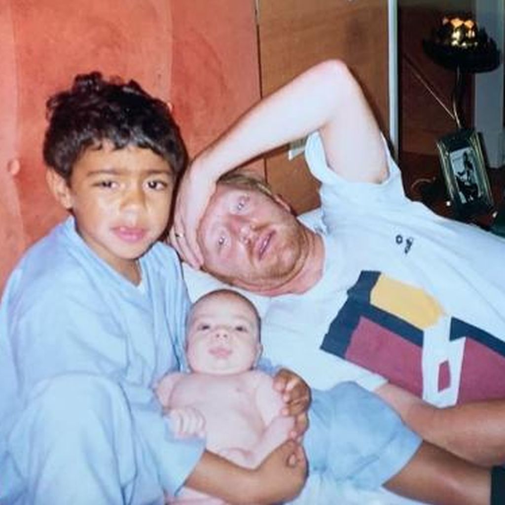 Throwback-Foto von Noah, Elias und Boris Becker