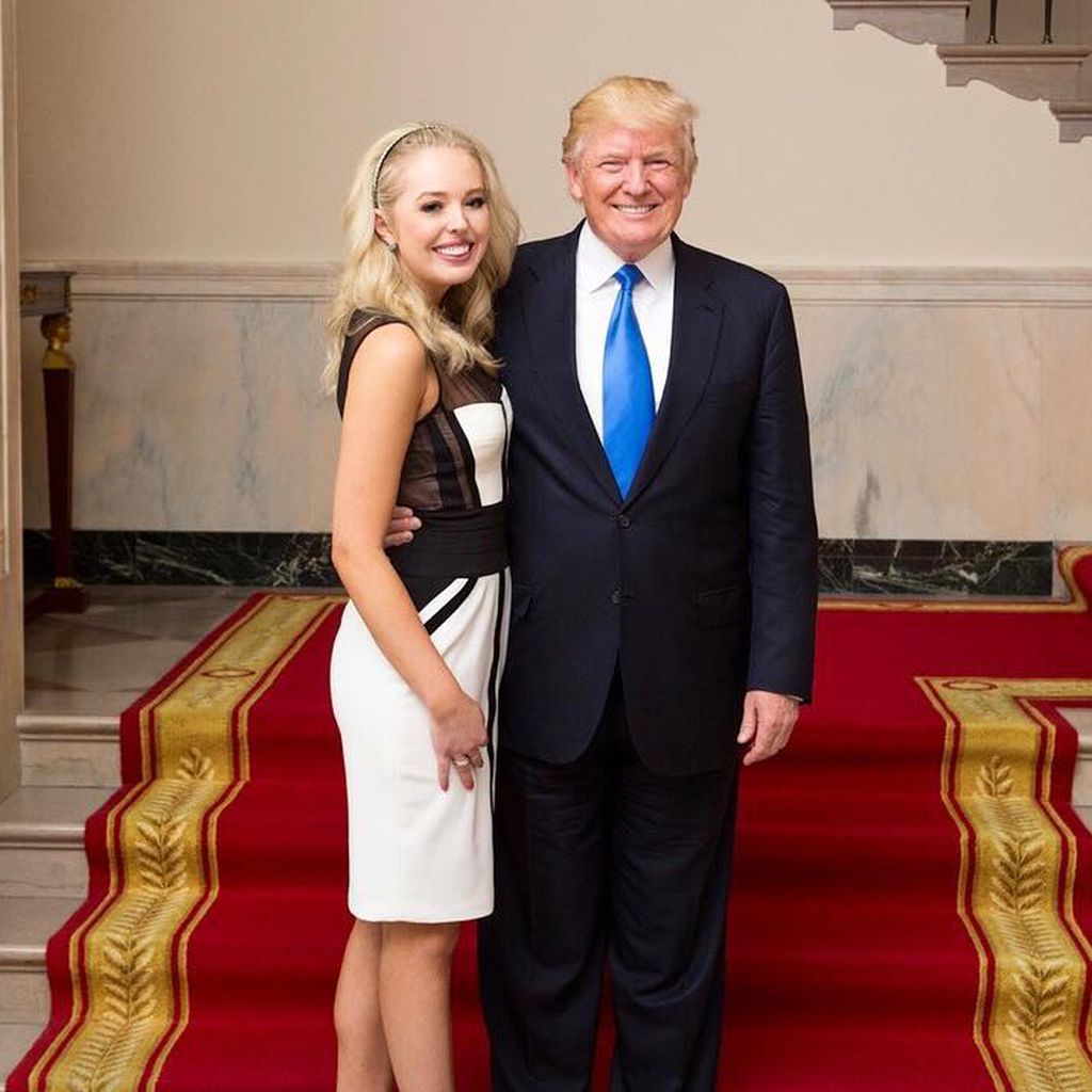 Tiffany Trump und Donald Trump im Juni 2017