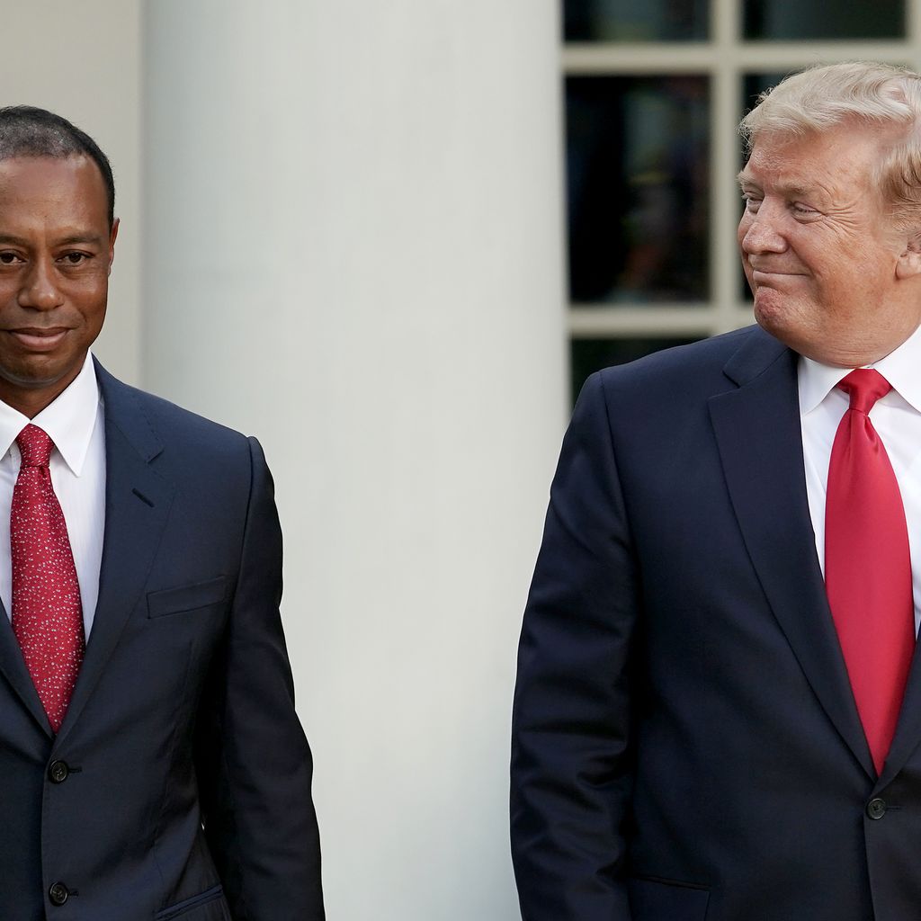 Tiger Woods und Donald Trump