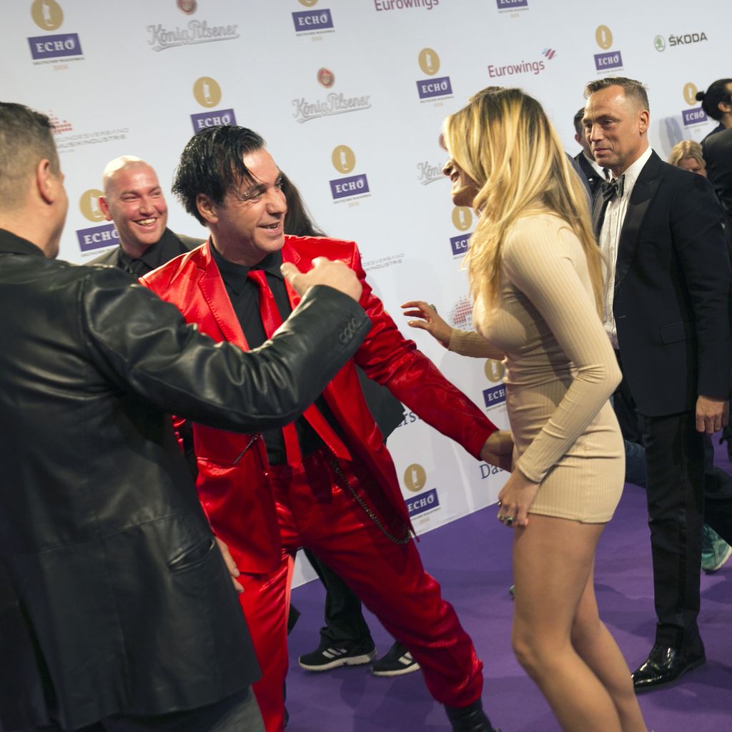 Till Lindemann und Sophia Thomalla beim Echo