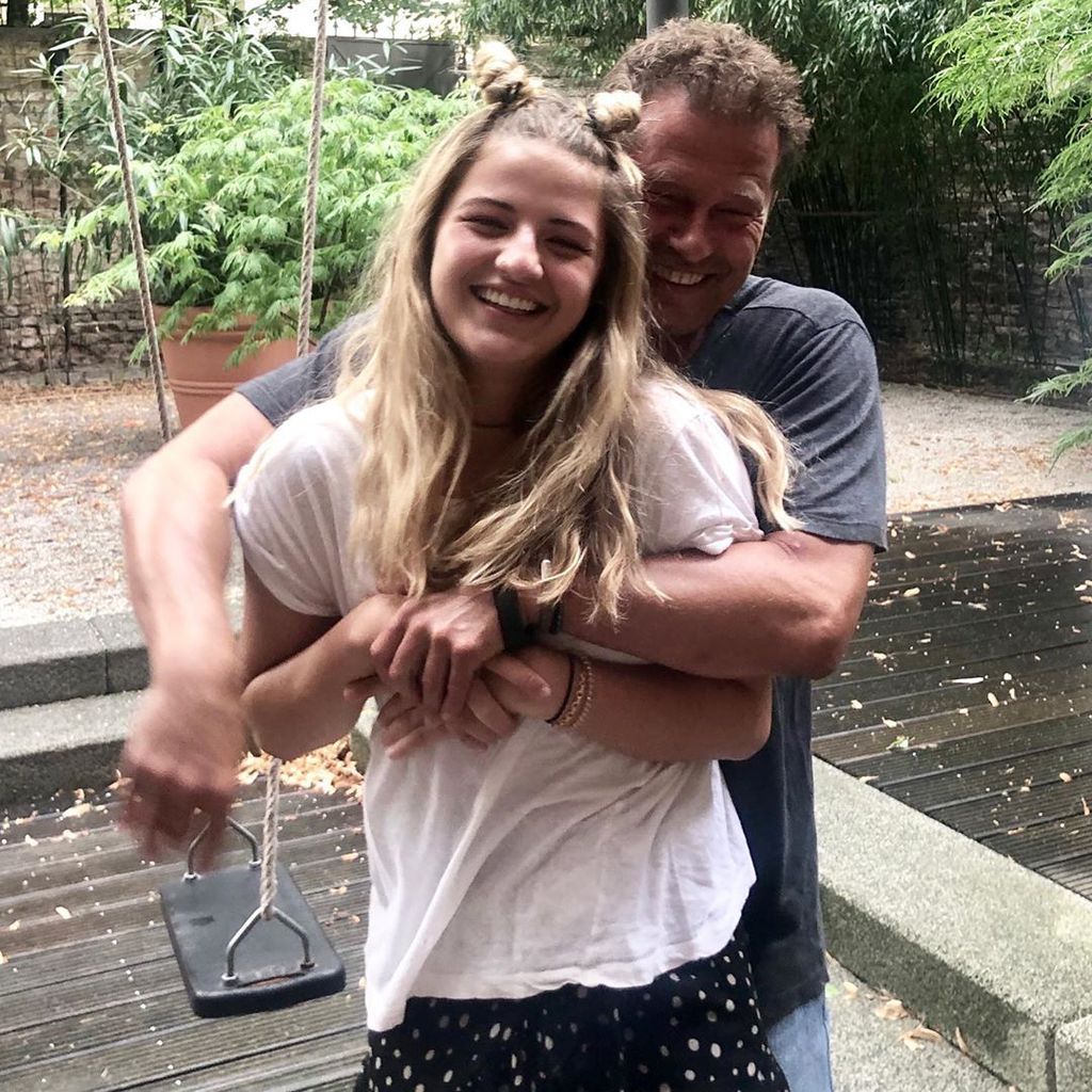 Til Schweiger mit seiner Tochter Emma im Juli 2019