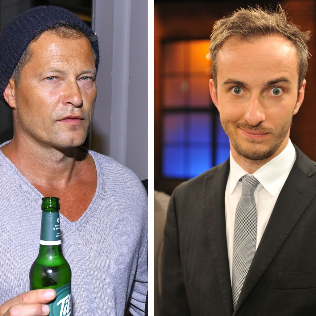 Til Schweiger und Jan Böhmermann