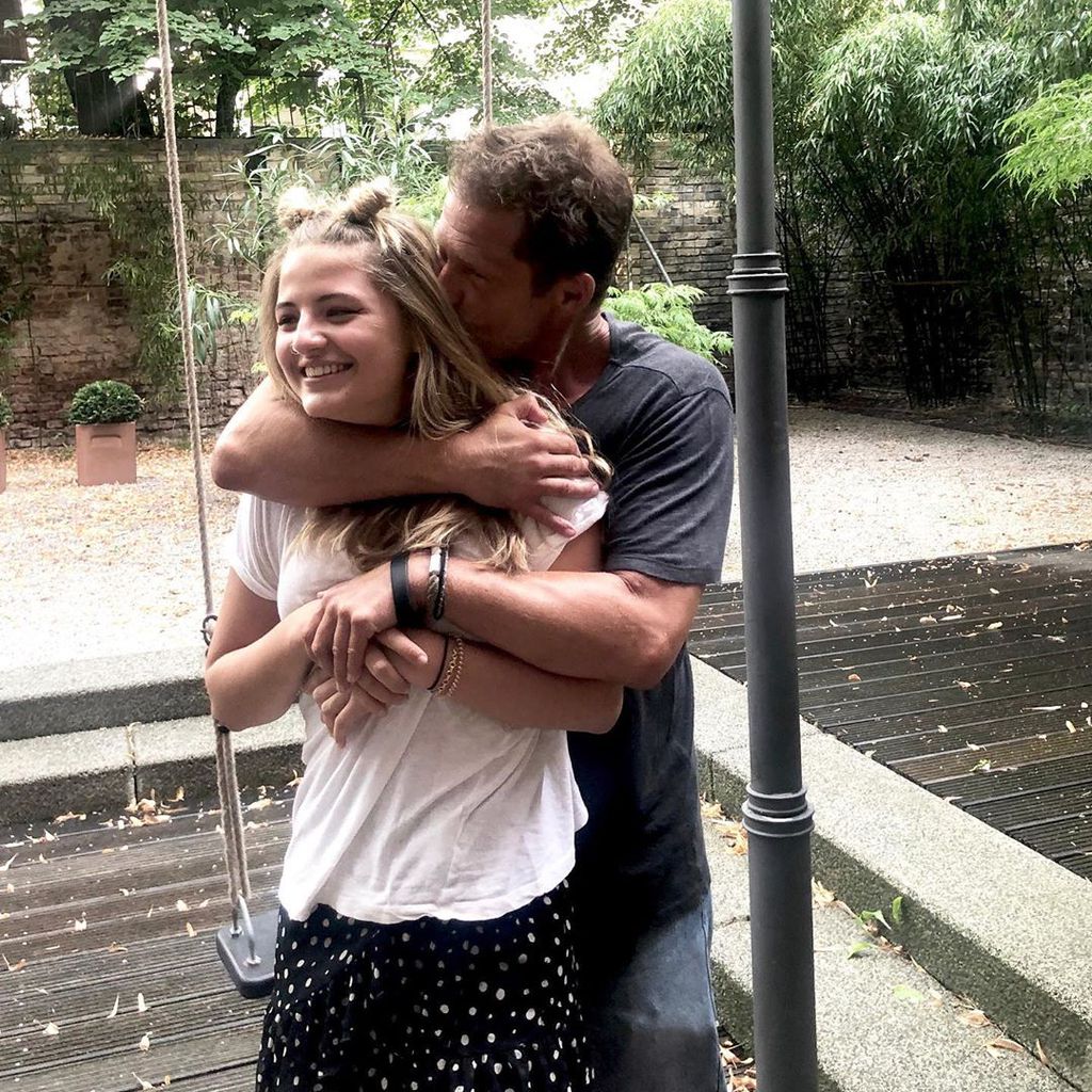 Til Schweiger mit seiner Tochter Emma im Juli 2019