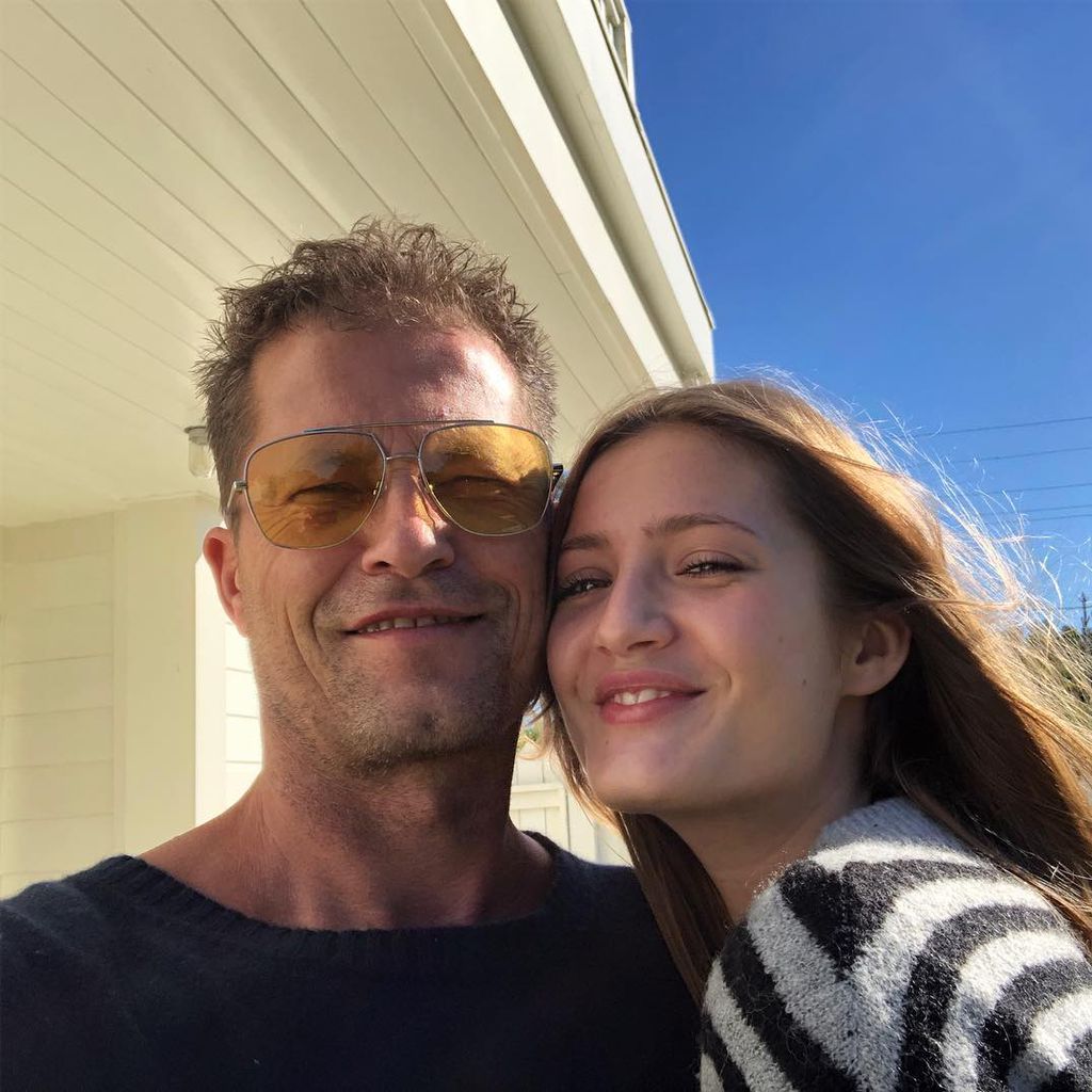 Til Schweiger und Tochter Lilli in Malibu 2018