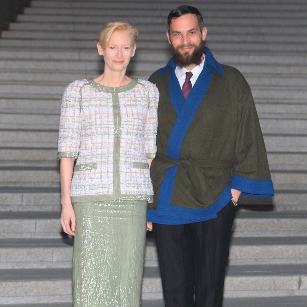 Tilda Swinton und Sandro Kopp 2015 in Seoul