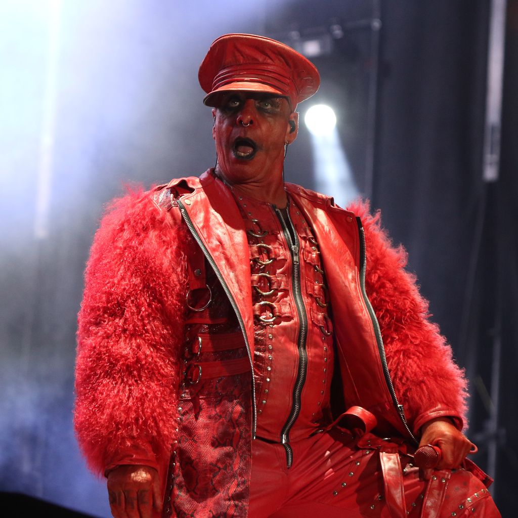 Till Lindemann auf einem Konzert