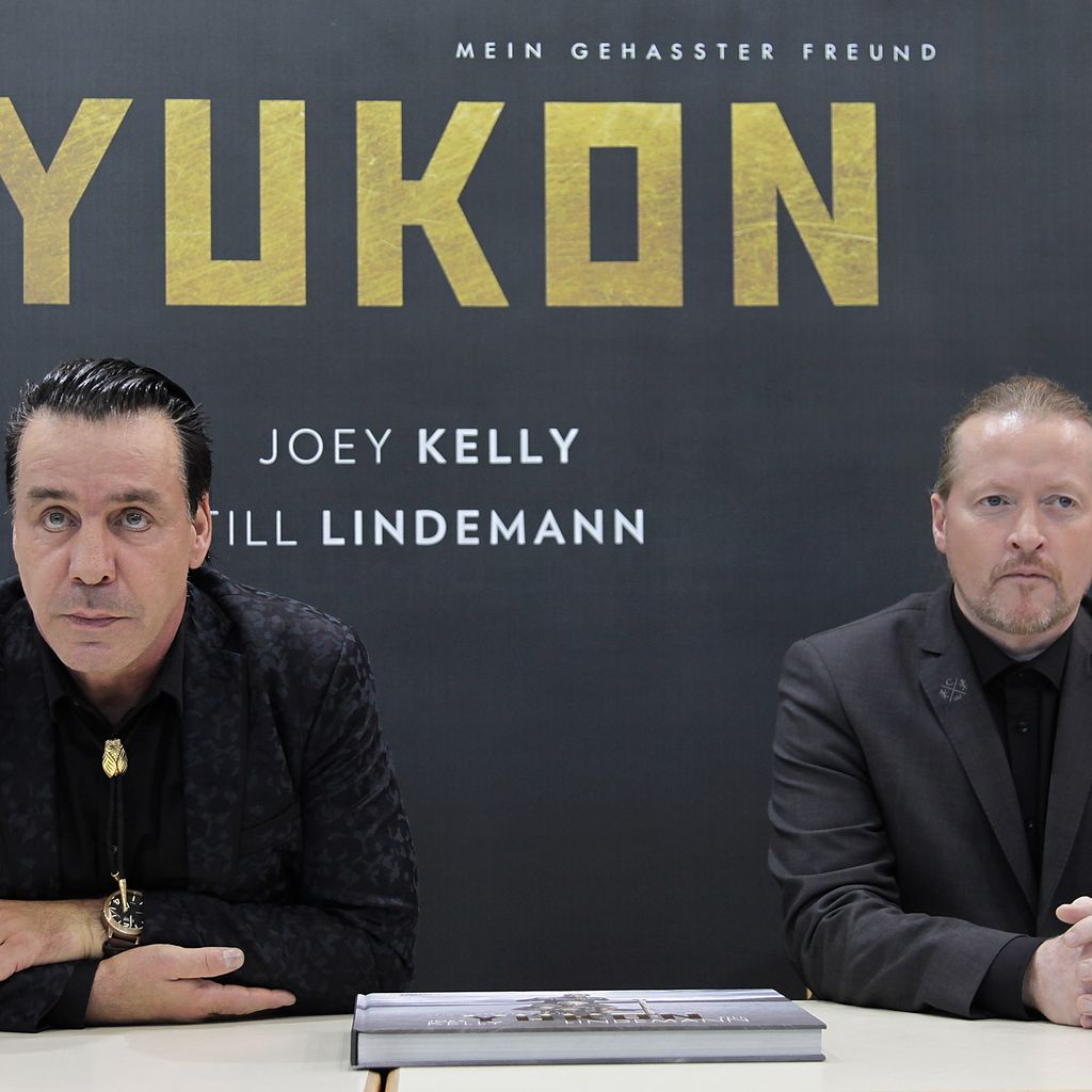 Till Lindemann und Joey Kelly bei der Buchvorstellung von "Yukon"