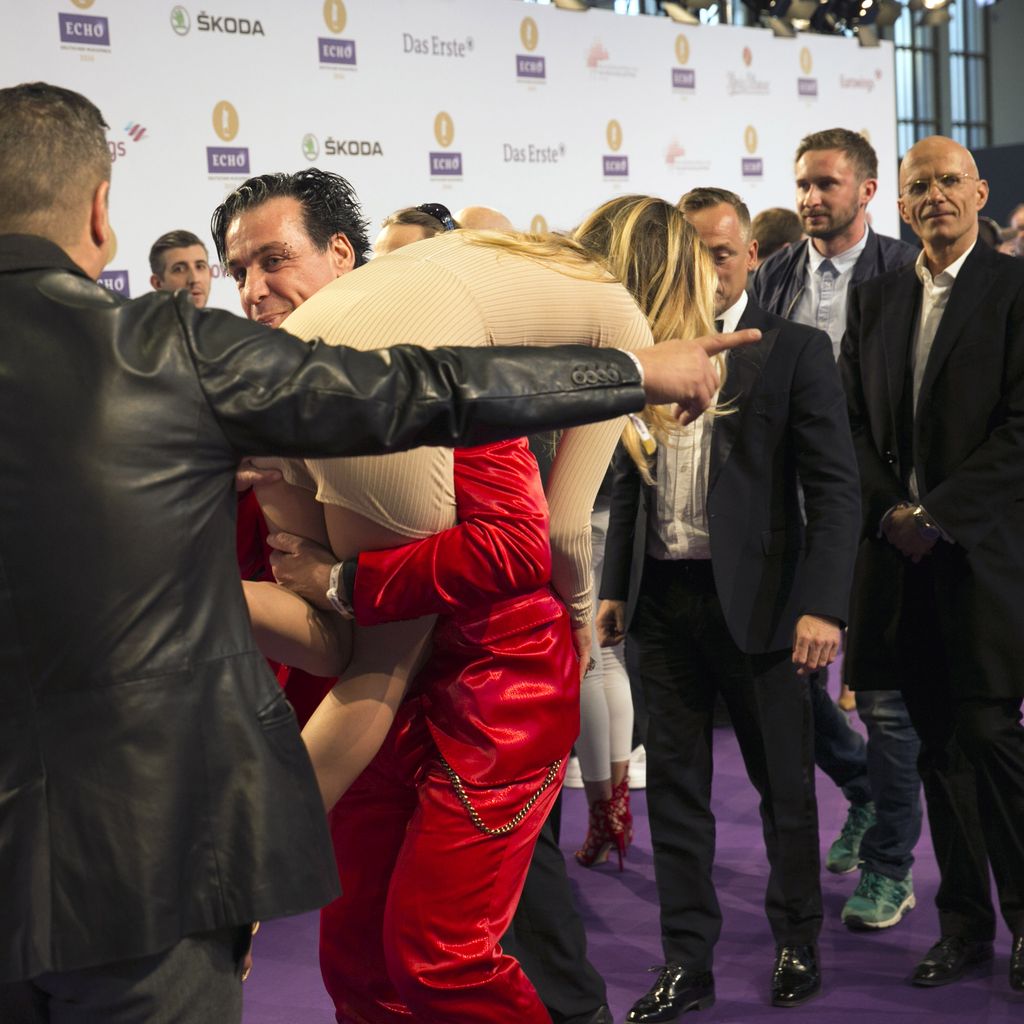 Till Lindemann und Sophia Thomalla beim Echo 2016