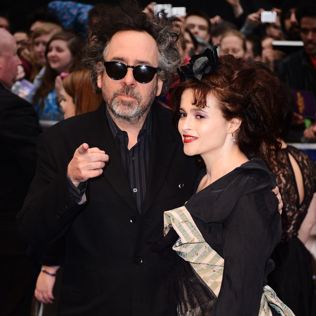 Tim Burton und Helena Bonham Carter, 2012 in London