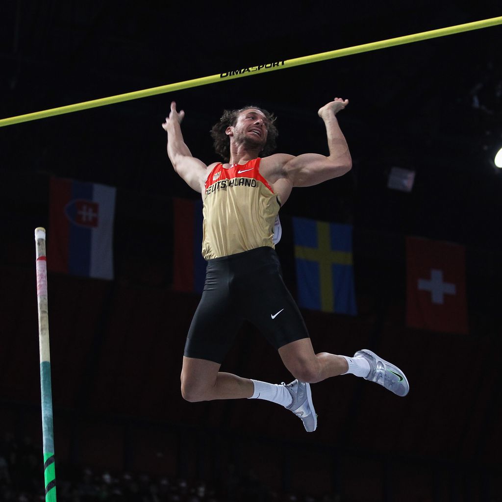 Tim Lobinger bei den Leichtathletik-Halleneuropameisterschaften 2011 in Paris