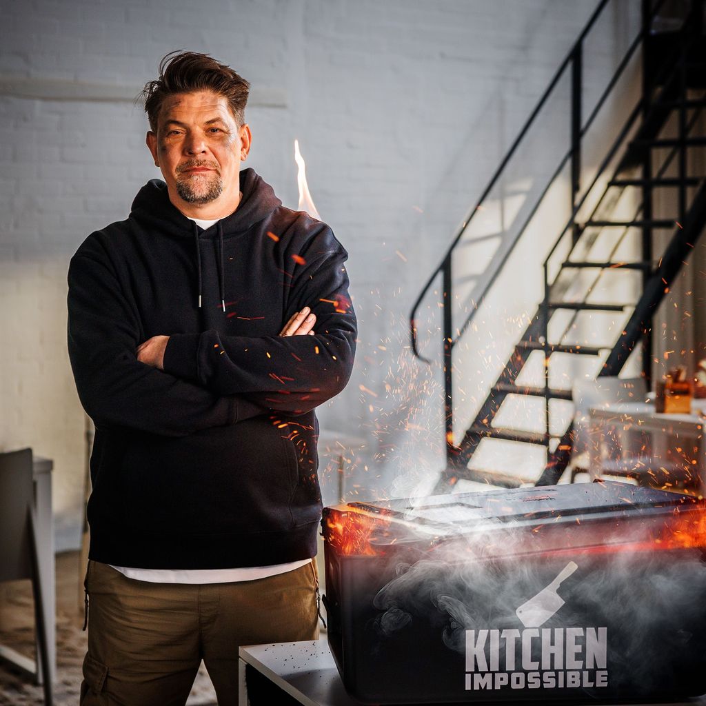 Tim Mälzer bei "Kitchen Impossible"