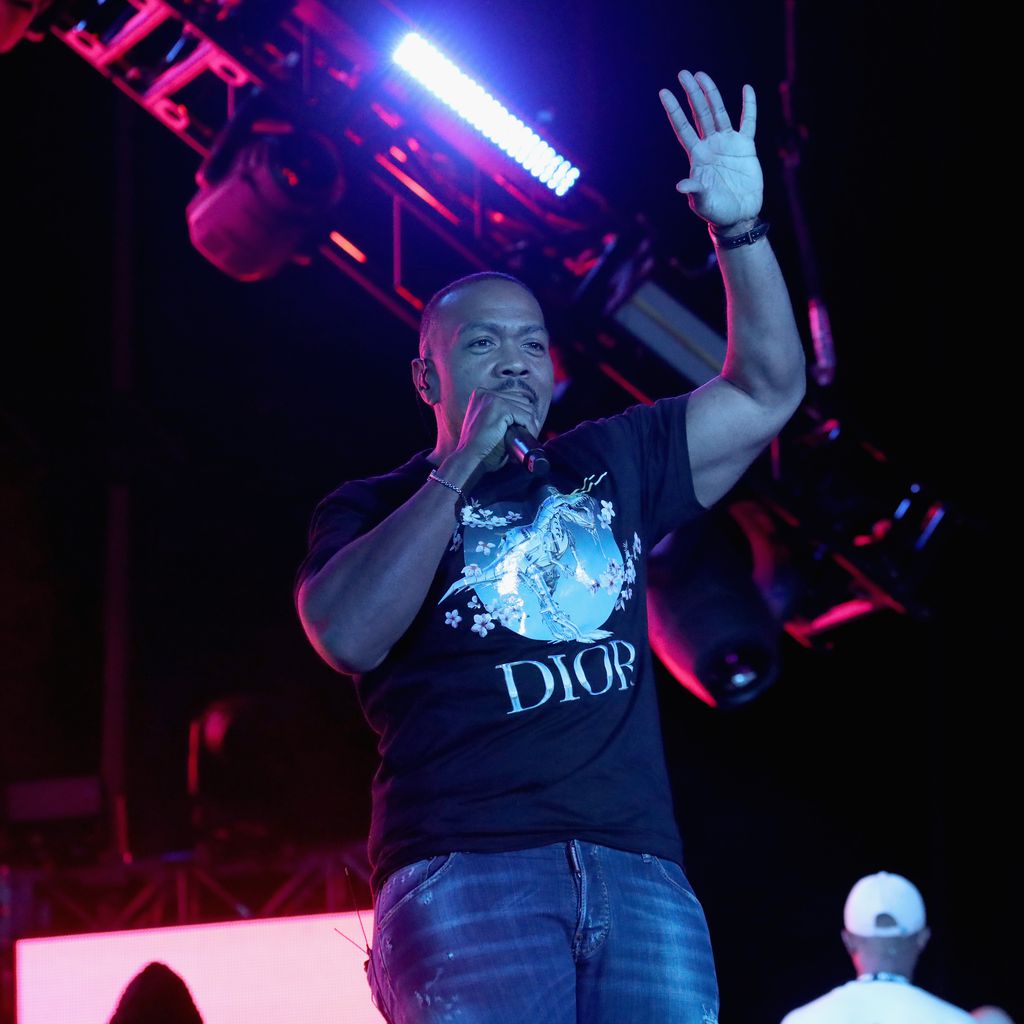 Timbaland bei einem Auftritt im April 2019