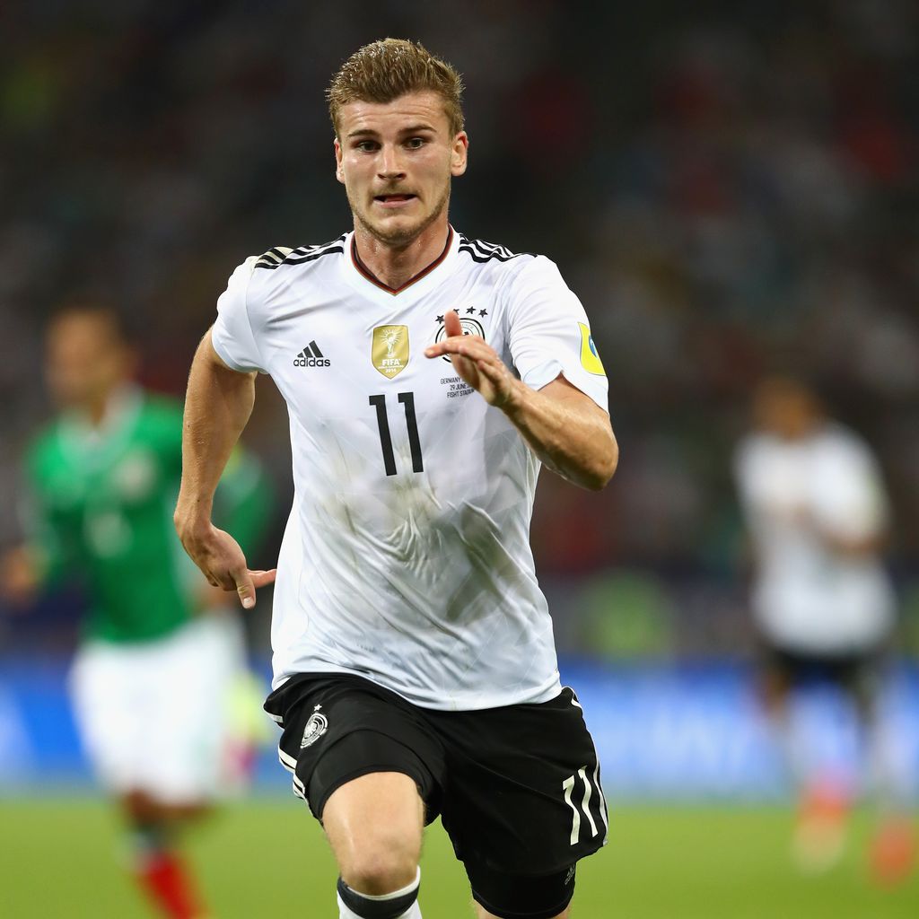 Timo Werner im Fußballspiel Deutschland gegen Mexiko 2017