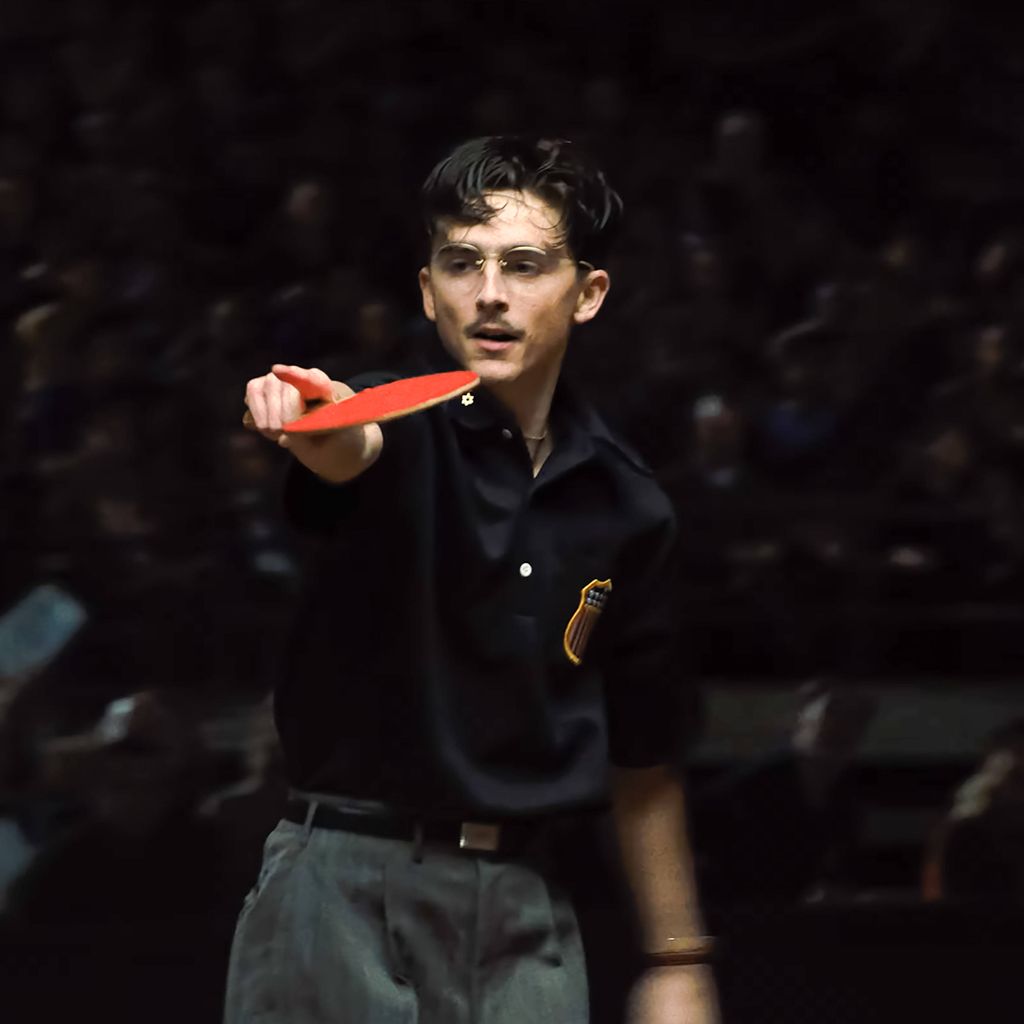 Szene aus "Marty Supreme" (2025) mit Timothée Chalamet als Marty Mauser