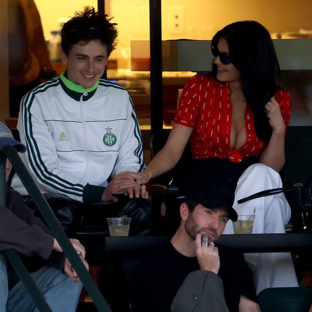 Timothée Chalamet and Kylie Jenner bei den BNP Paribas Open, März 2025