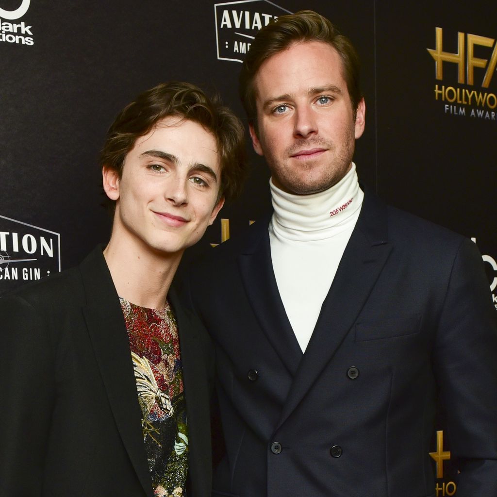 Timothée Chalamet und Armie Hammer im November 2018