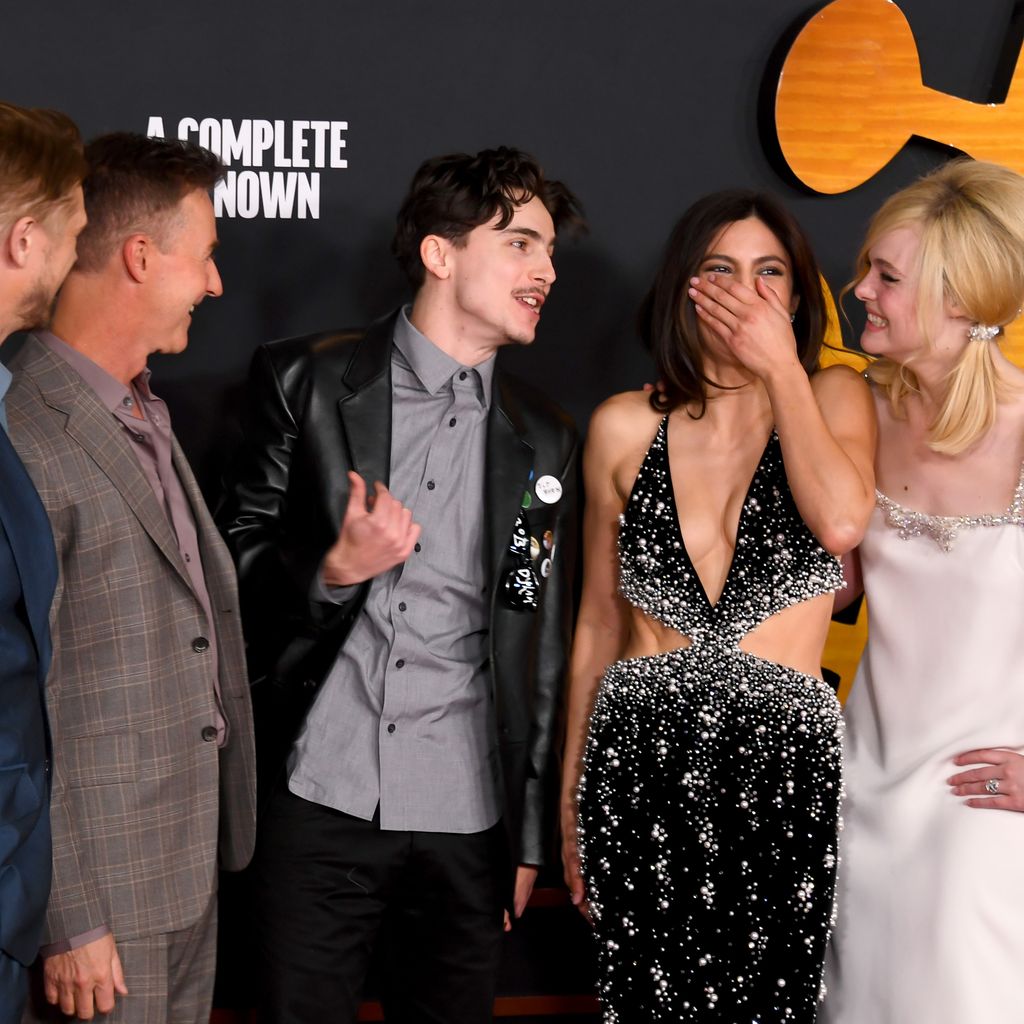 Timothée Chalamet und seine Co-Stars, Dezember 2024