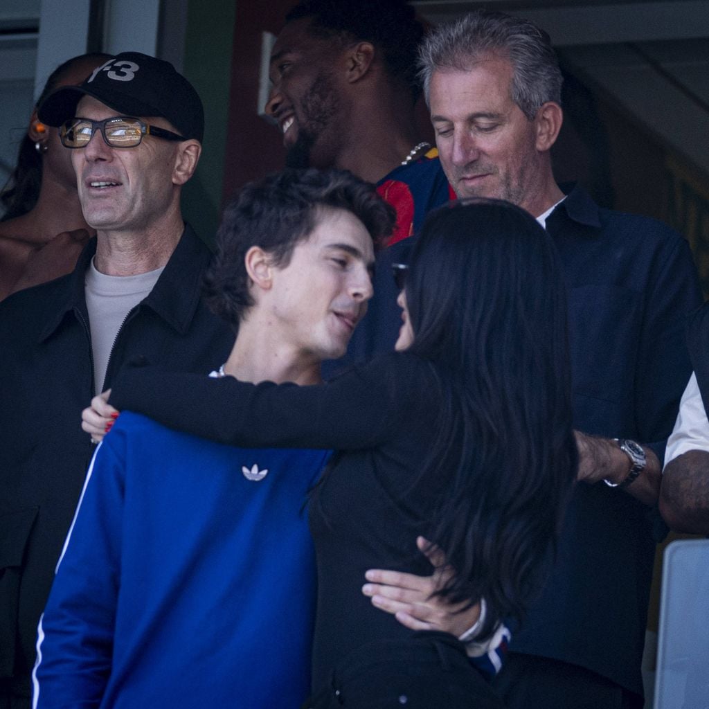 Timothée Chalamet und Kylie Jenner verfolgen das WM-Finale 2026 zwischen Argentinien und Spanien im MetLife Stadium in New Jersey.
