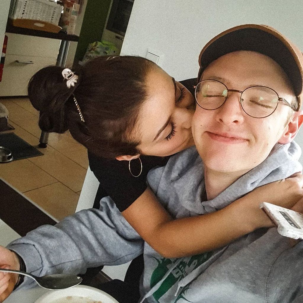 Timur Bartels mit seiner Freundin Michelle