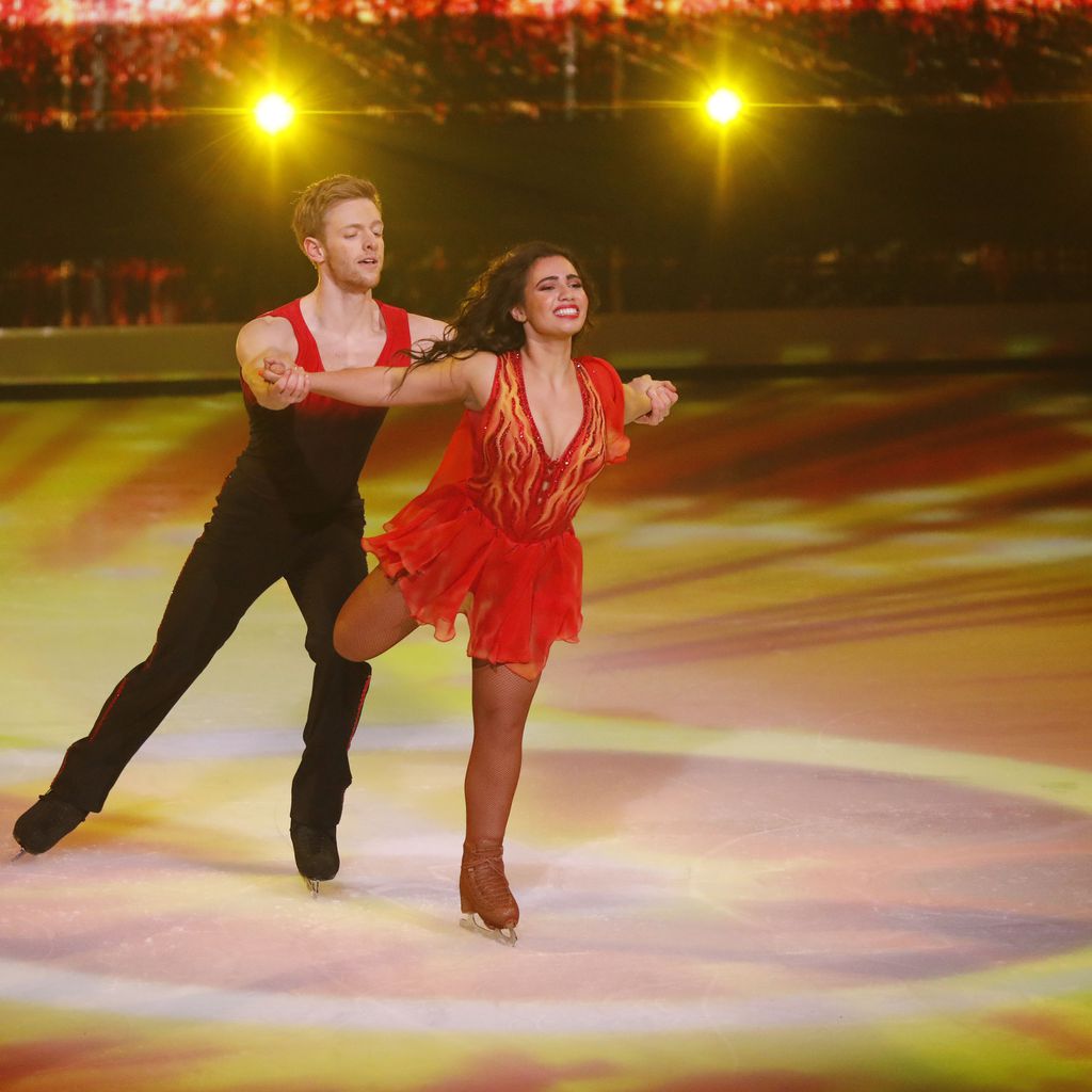 Timur Bartels und Amani Fancy bei "Dancing on Ice"