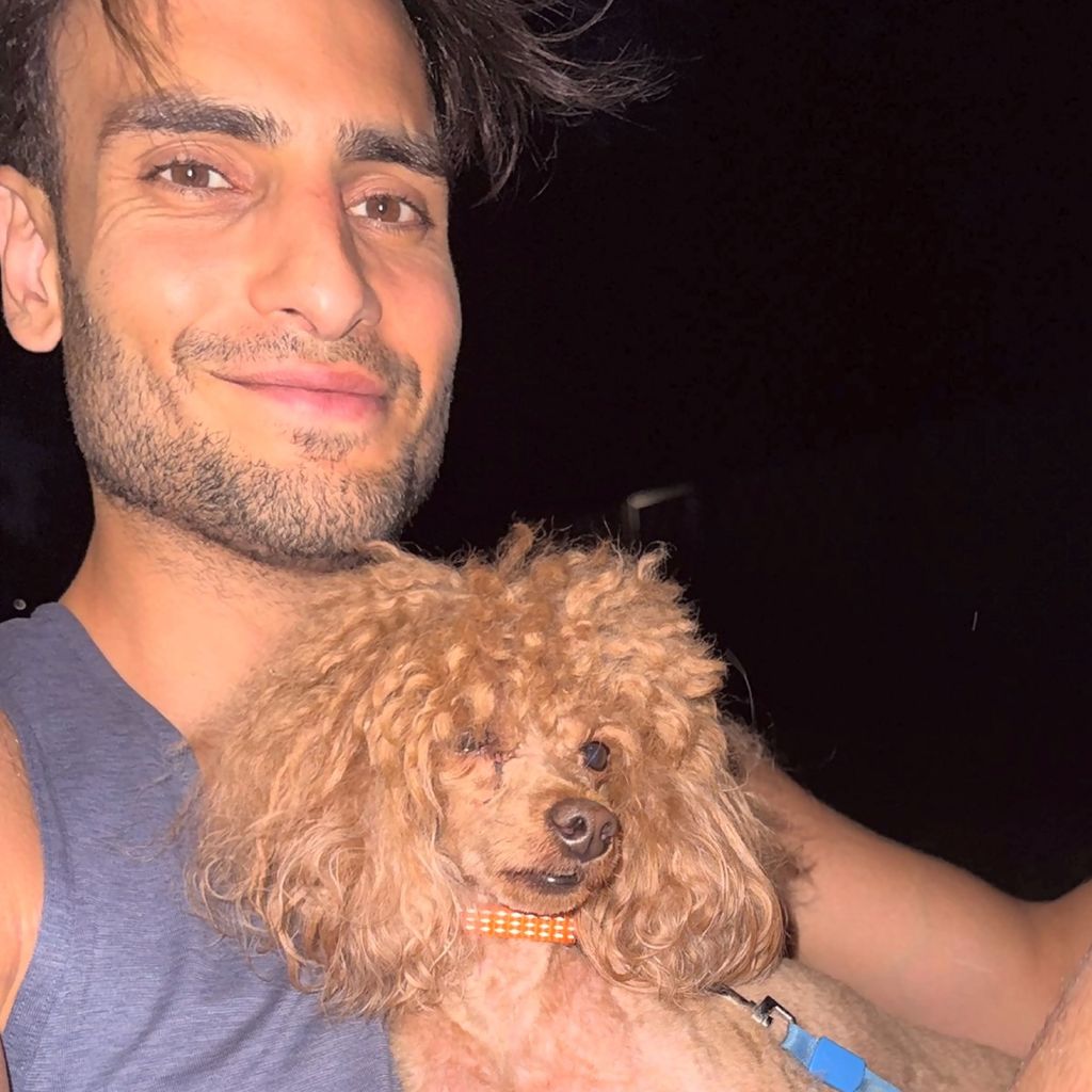 Timur Ülker mit Hund Coffee