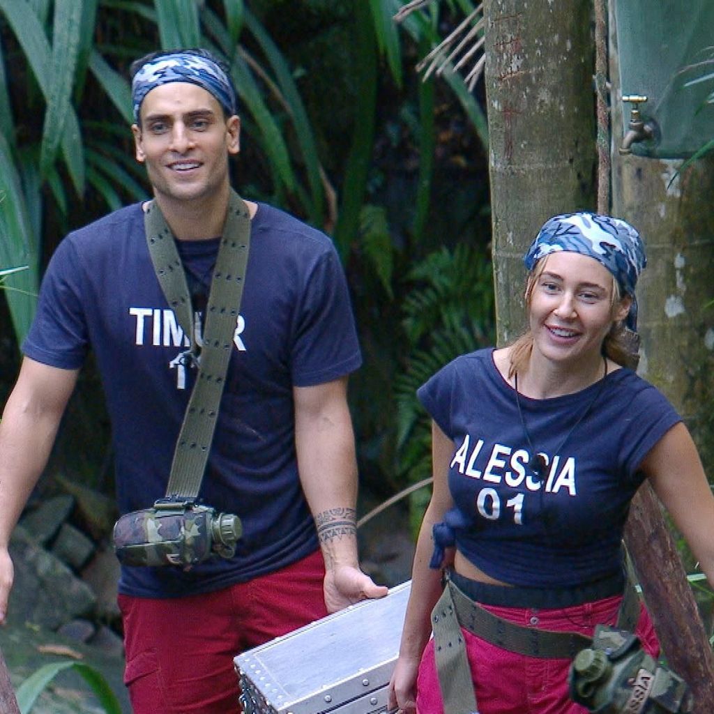 Timur Ülker und Alessia Herren im Dschungelcamp 2025