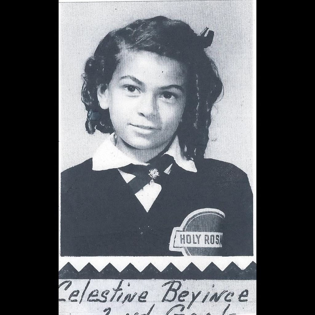Tina Knowles als Schulkind