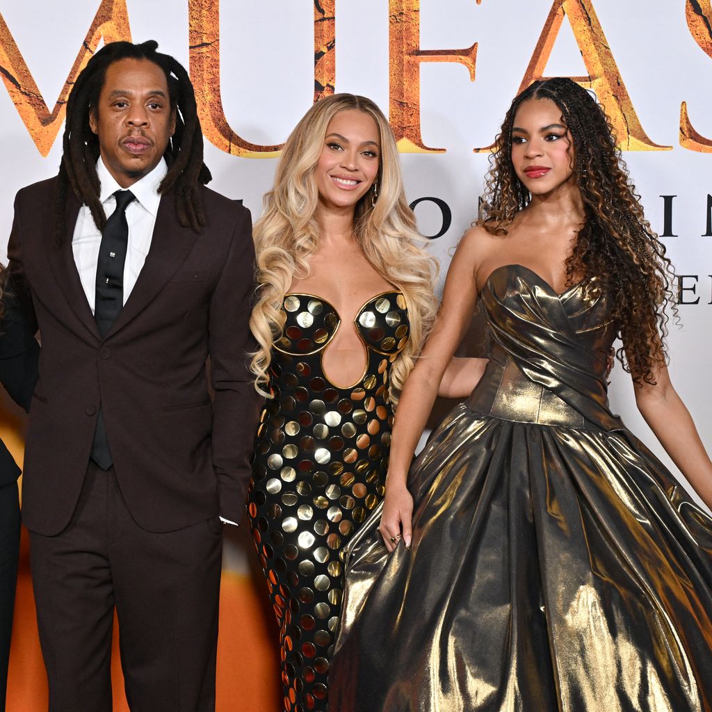 Tina Knowles, Jay-Z, Beyoncé und Blue Ivy Carter im Dezember 2024