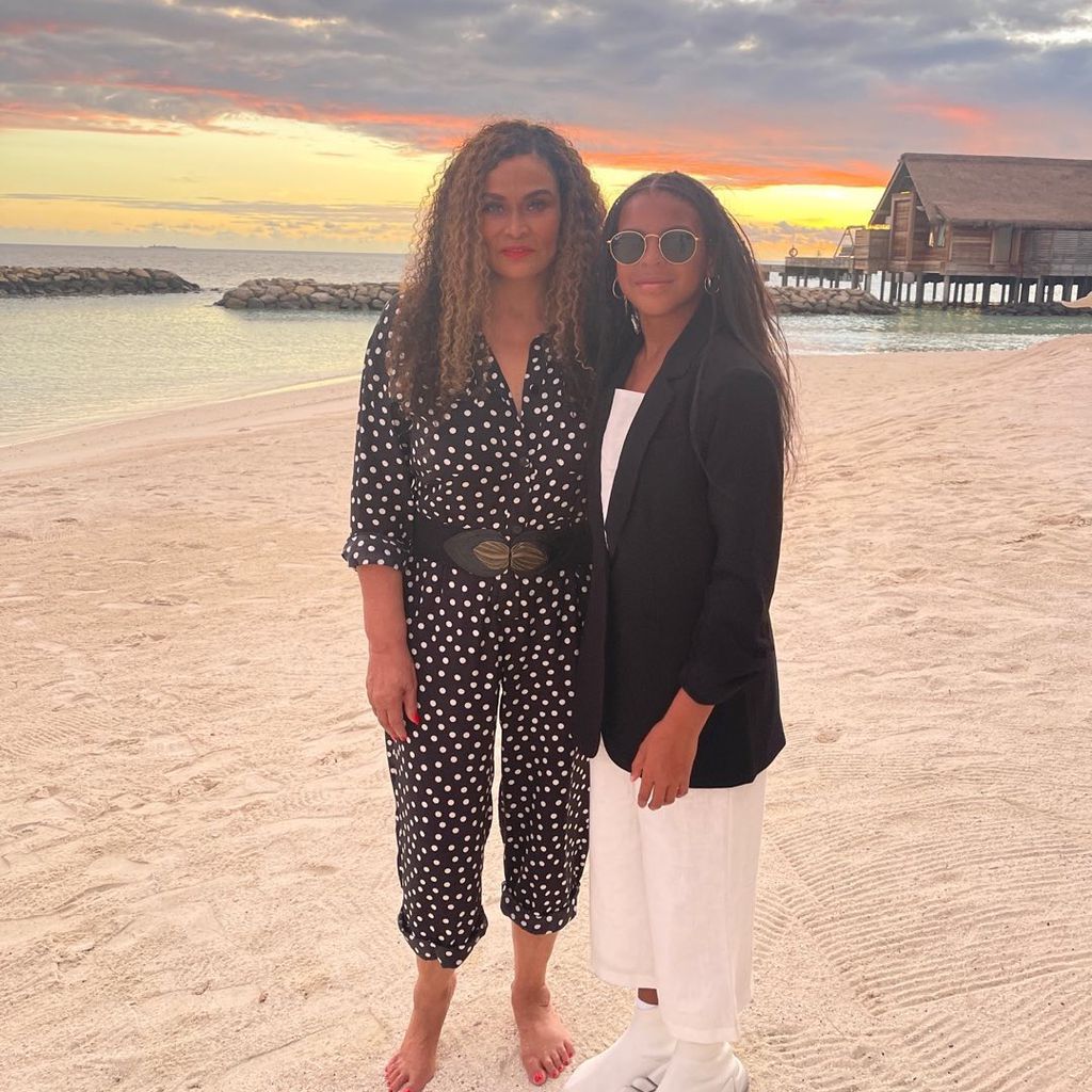 Tina Knowles mit ihrer Enkelin Blue Ivy Carter