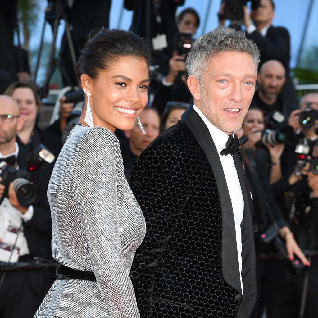Tina Kunakey und Vincent Cassel in Cannes im Mai 2018