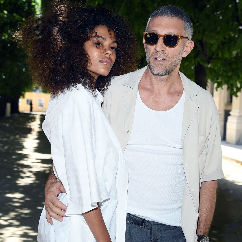 Tina Kunakey und Vincent Cassel, Model und Schauspieler