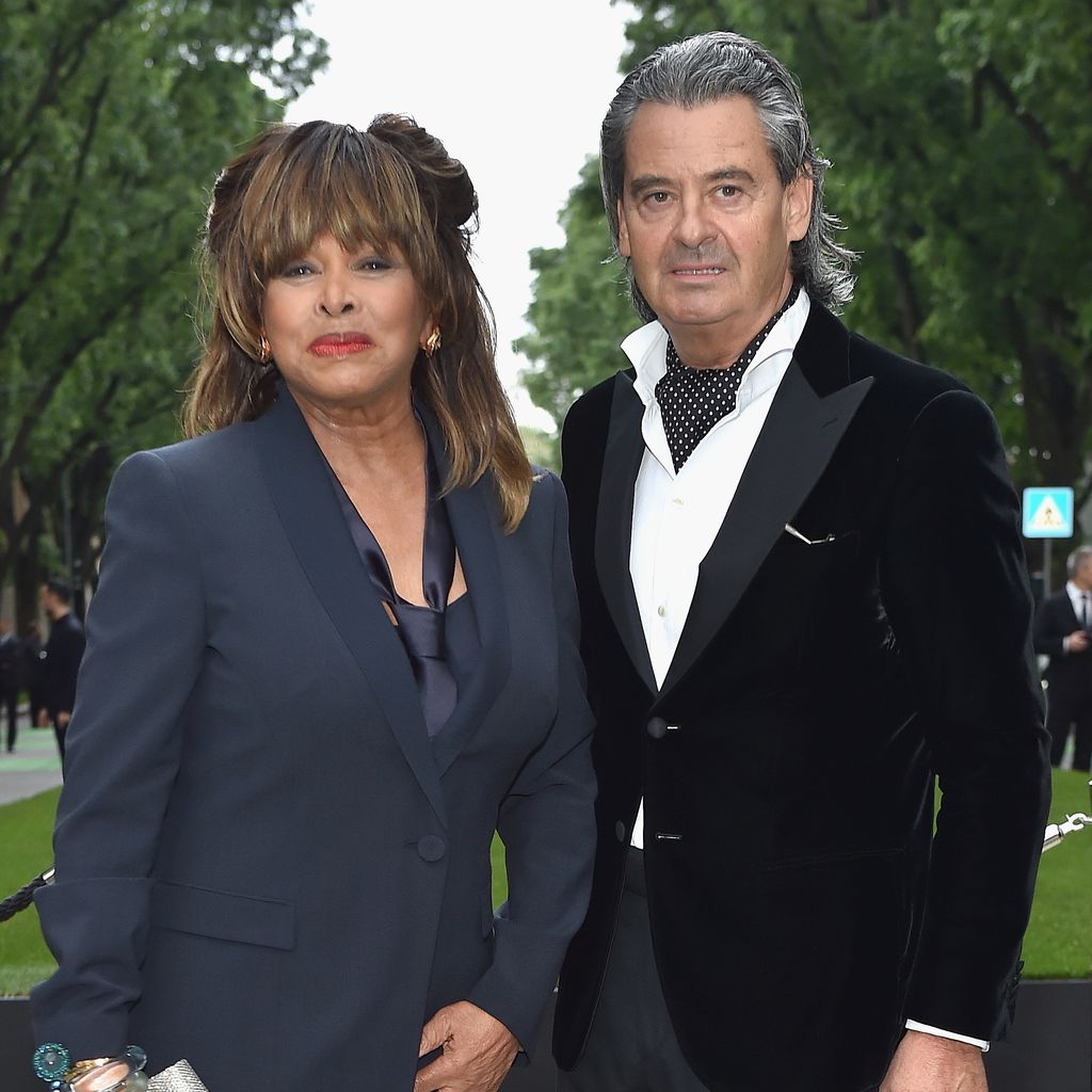 Tina Turner und Erwin Bach in Mailand, 2015
