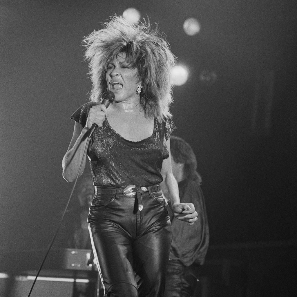 Tina Turner während eines Auftritts